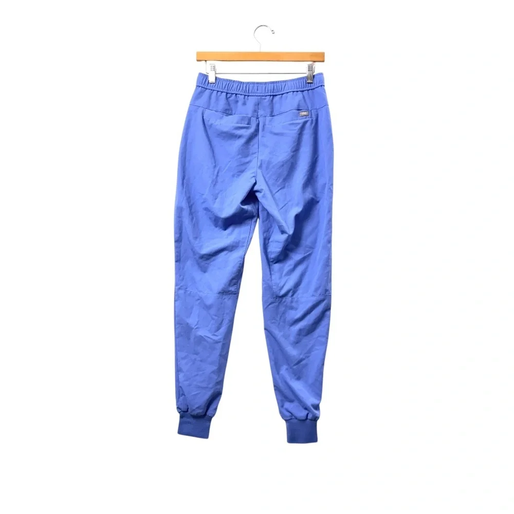 FIGS Zamora Jogger Scrub Pants Mens Size XS Blue Drawstring Medical Workwear